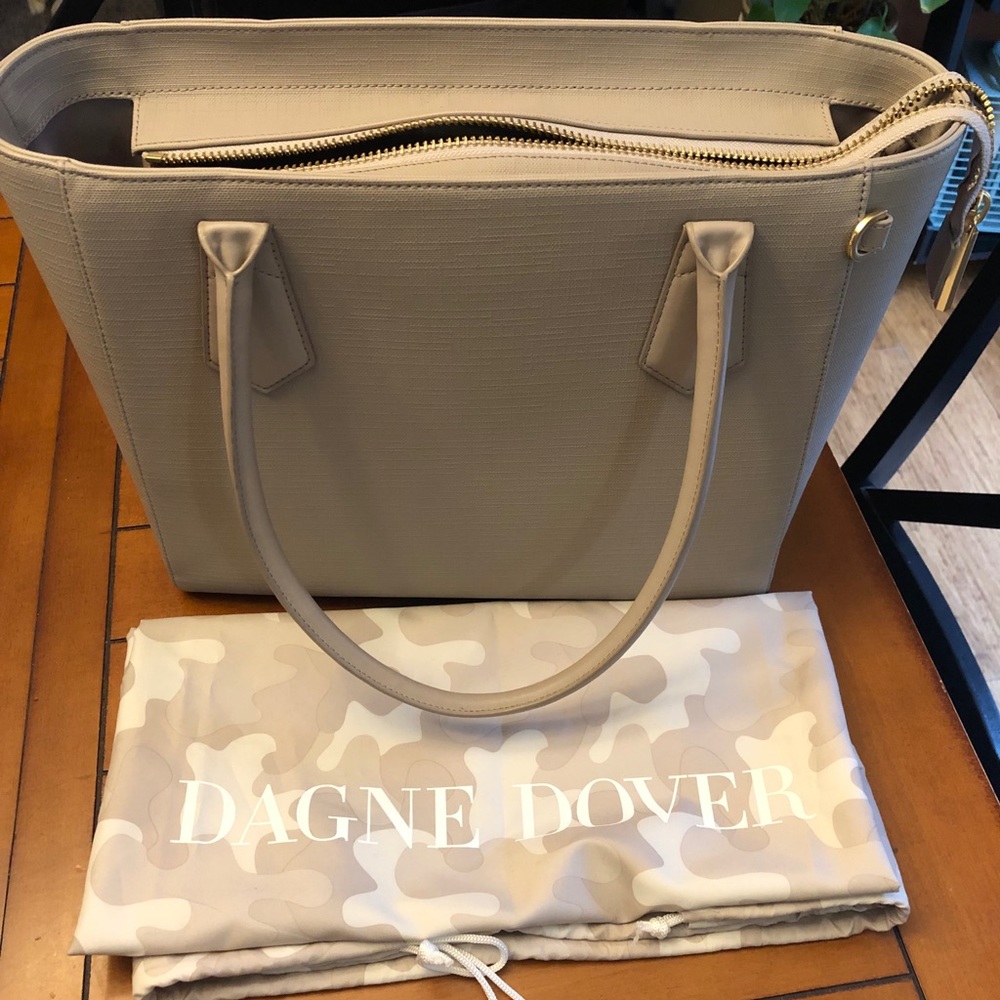 Dagne Dover Signature Tote in Bleecker Blush